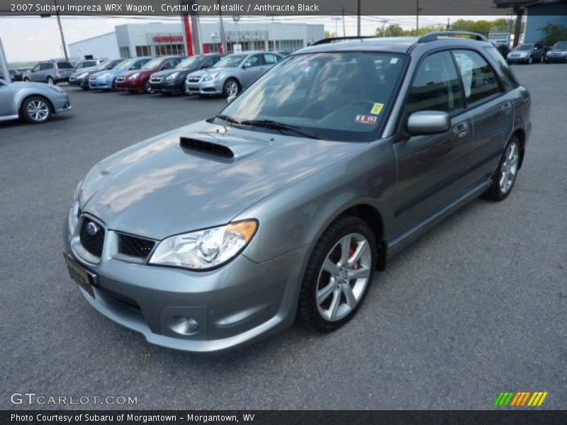 Crystal Gray Metallic / Anthracite Black 2007 Subaru Impreza WRX Wagon