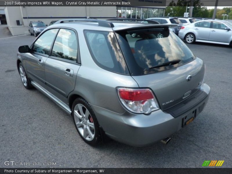 Crystal Gray Metallic / Anthracite Black 2007 Subaru Impreza WRX Wagon