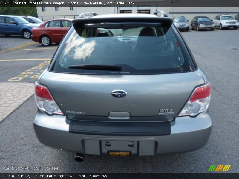 Crystal Gray Metallic / Anthracite Black 2007 Subaru Impreza WRX Wagon