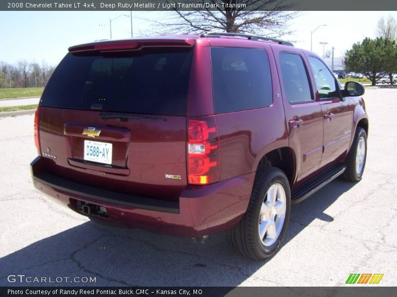 Deep Ruby Metallic / Light Titanium/Dark Titanium 2008 Chevrolet Tahoe LT 4x4
