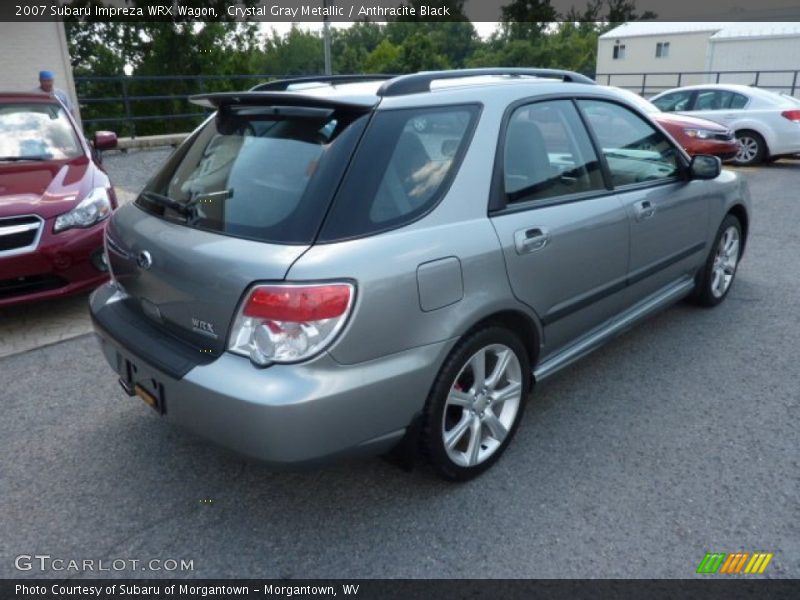 Crystal Gray Metallic / Anthracite Black 2007 Subaru Impreza WRX Wagon