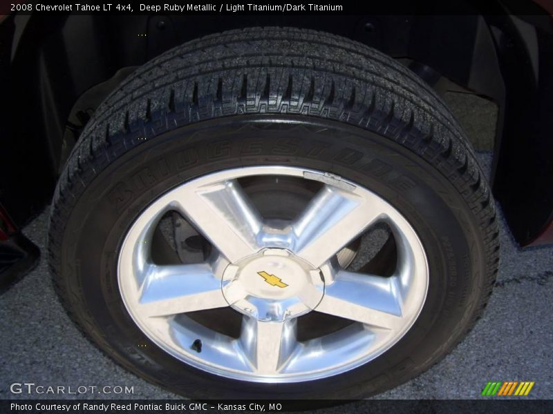Deep Ruby Metallic / Light Titanium/Dark Titanium 2008 Chevrolet Tahoe LT 4x4