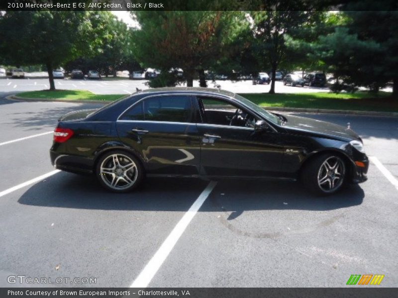 Black / Black 2010 Mercedes-Benz E 63 AMG Sedan