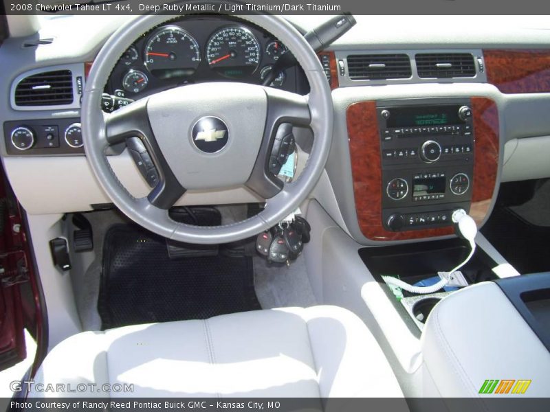 Deep Ruby Metallic / Light Titanium/Dark Titanium 2008 Chevrolet Tahoe LT 4x4