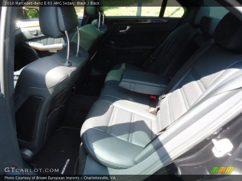Black / Black 2010 Mercedes-Benz E 63 AMG Sedan