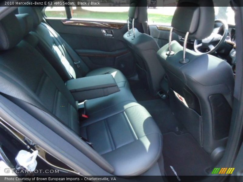 Black / Black 2010 Mercedes-Benz E 63 AMG Sedan