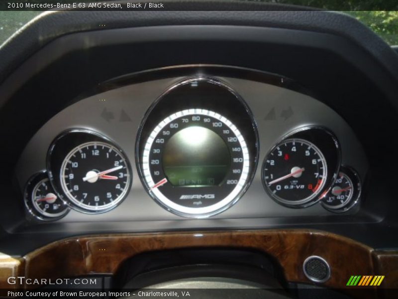 Black / Black 2010 Mercedes-Benz E 63 AMG Sedan