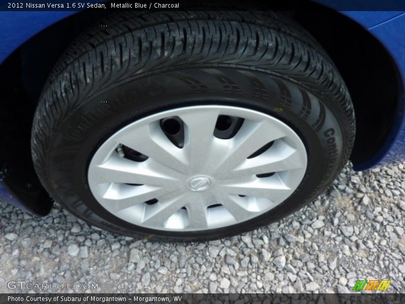 Metallic Blue / Charcoal 2012 Nissan Versa 1.6 SV Sedan