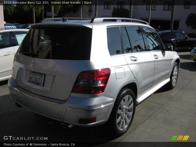 Iridium Silver Metallic / Black 2010 Mercedes-Benz GLK 350