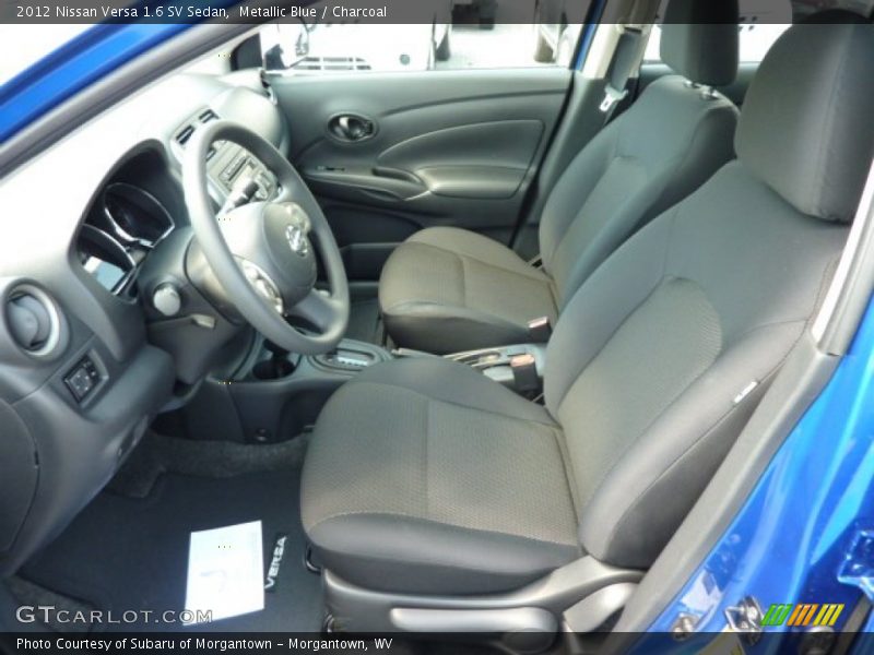 Metallic Blue / Charcoal 2012 Nissan Versa 1.6 SV Sedan