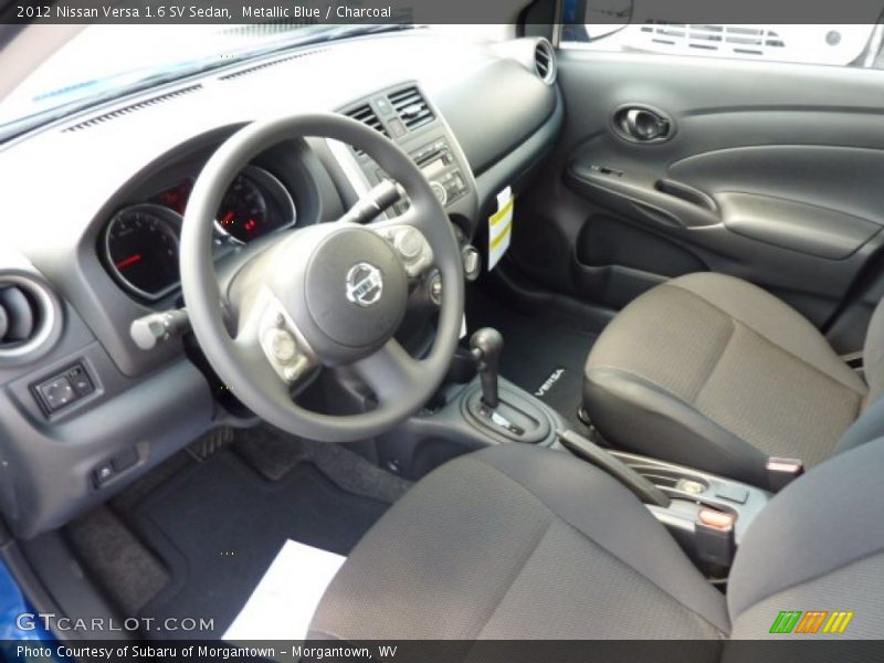 Metallic Blue / Charcoal 2012 Nissan Versa 1.6 SV Sedan
