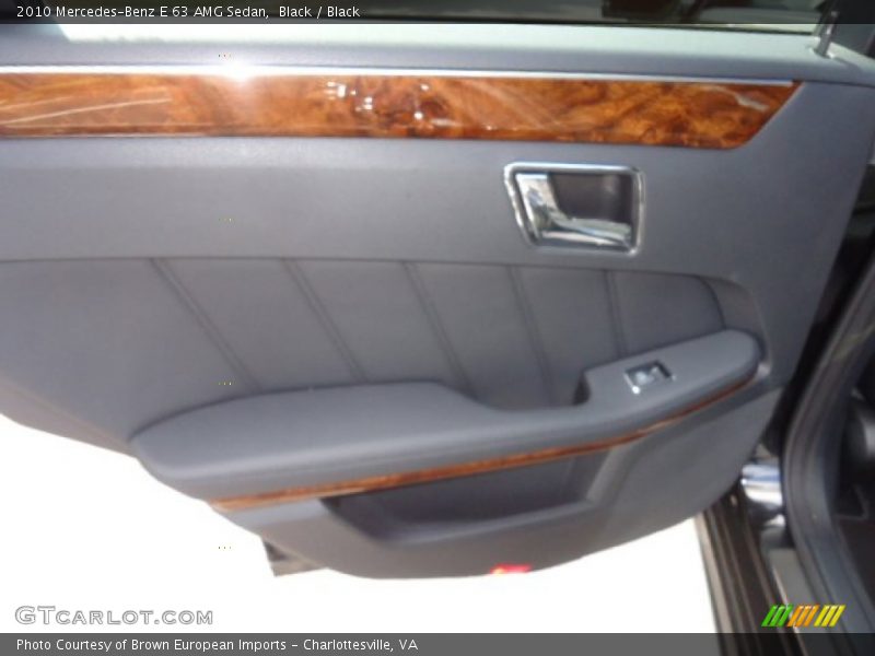 Black / Black 2010 Mercedes-Benz E 63 AMG Sedan