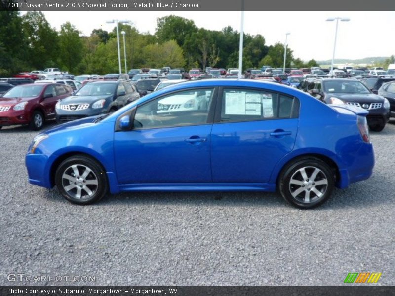 Metallic Blue / Charcoal 2012 Nissan Sentra 2.0 SR Special Edition