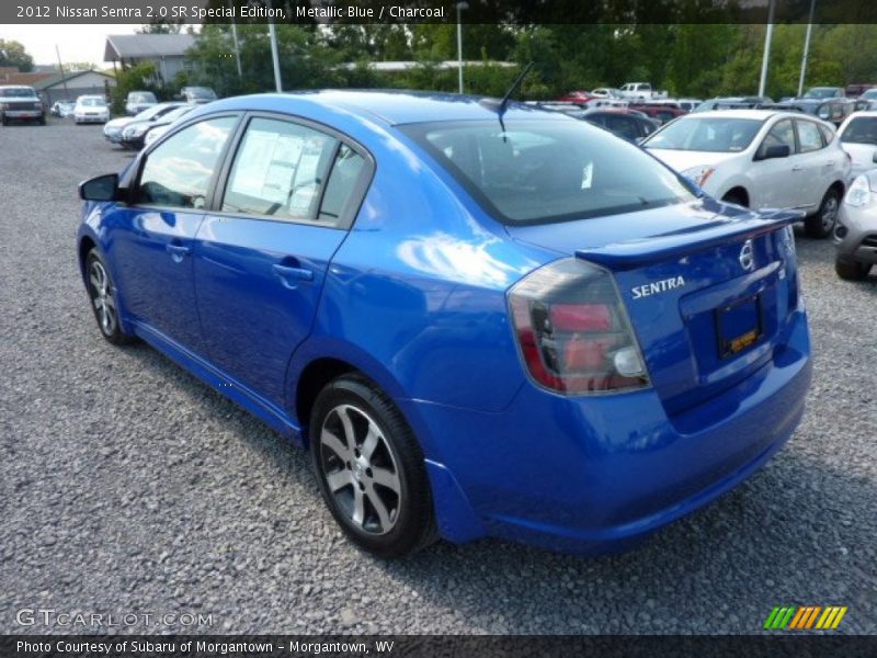Metallic Blue / Charcoal 2012 Nissan Sentra 2.0 SR Special Edition