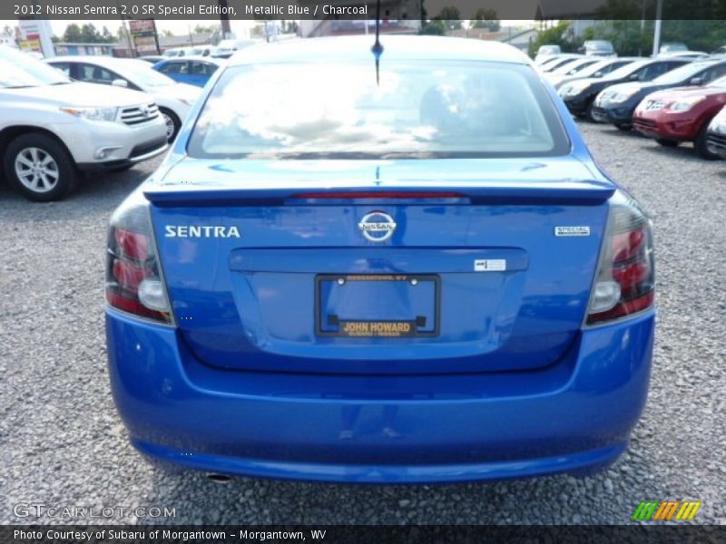 Metallic Blue / Charcoal 2012 Nissan Sentra 2.0 SR Special Edition