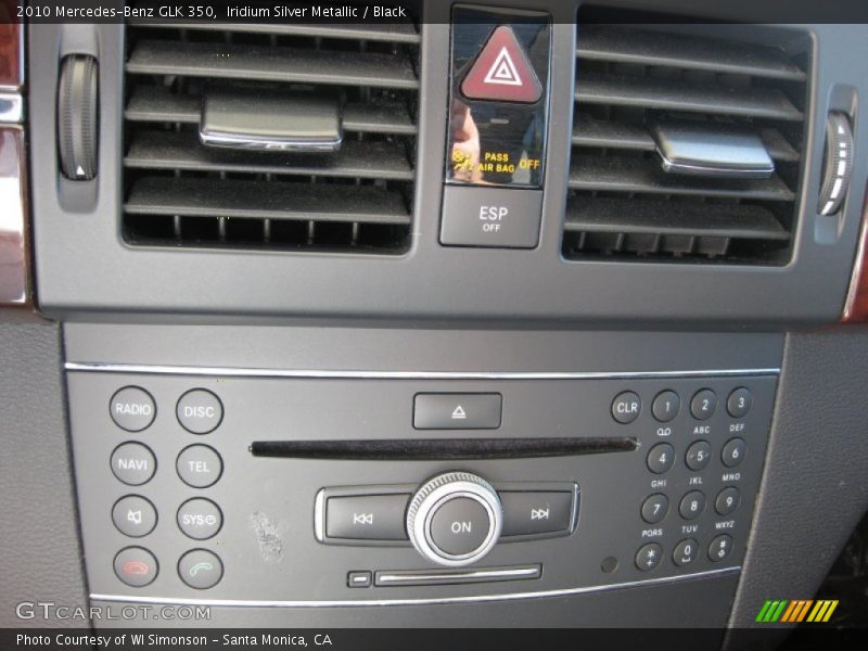 Iridium Silver Metallic / Black 2010 Mercedes-Benz GLK 350