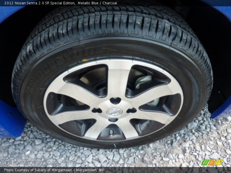 Metallic Blue / Charcoal 2012 Nissan Sentra 2.0 SR Special Edition