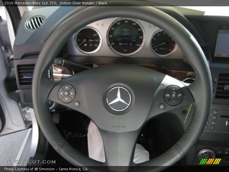 Iridium Silver Metallic / Black 2010 Mercedes-Benz GLK 350
