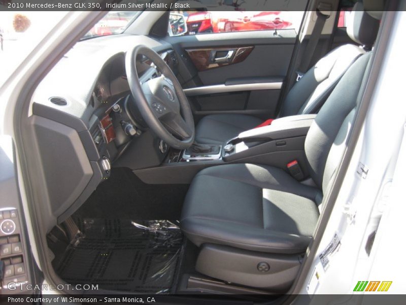 Iridium Silver Metallic / Black 2010 Mercedes-Benz GLK 350
