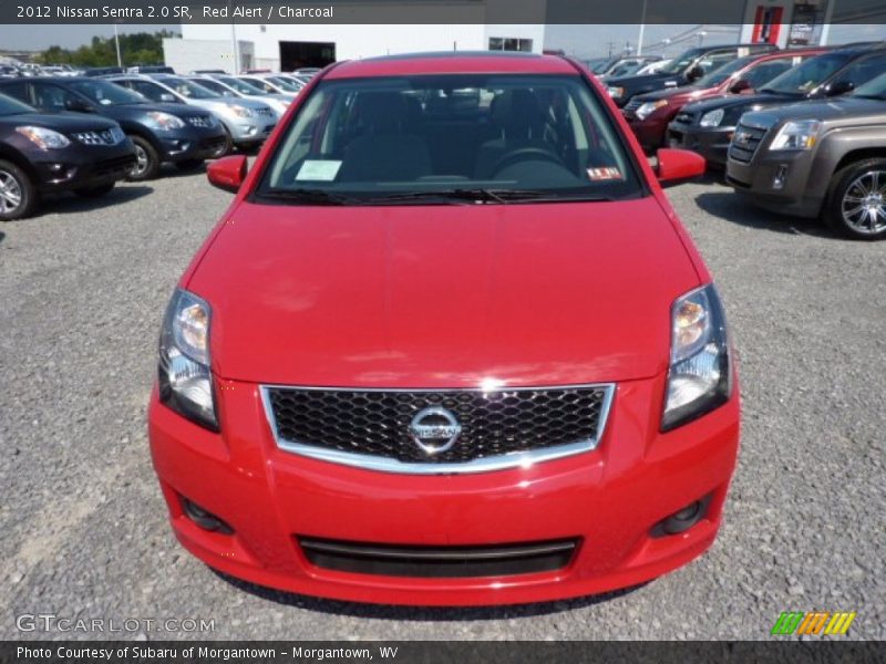 Red Alert / Charcoal 2012 Nissan Sentra 2.0 SR