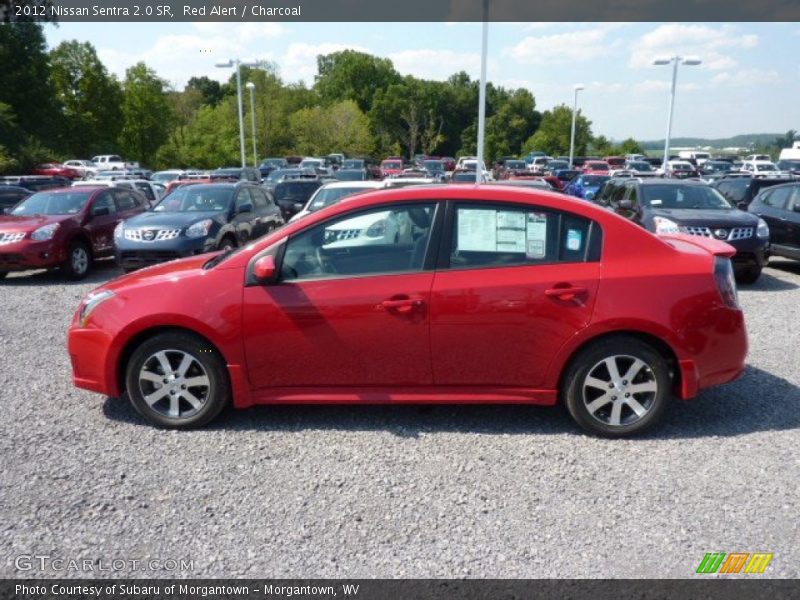 Red Alert / Charcoal 2012 Nissan Sentra 2.0 SR