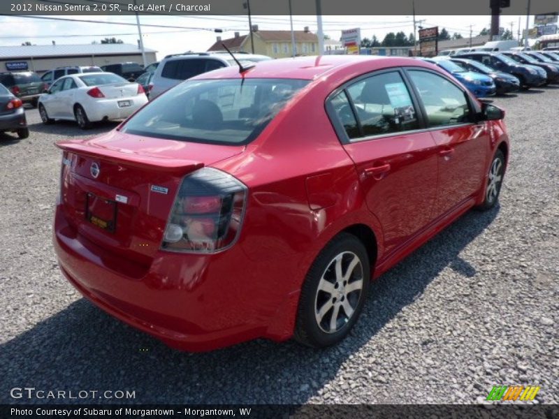 Red Alert / Charcoal 2012 Nissan Sentra 2.0 SR