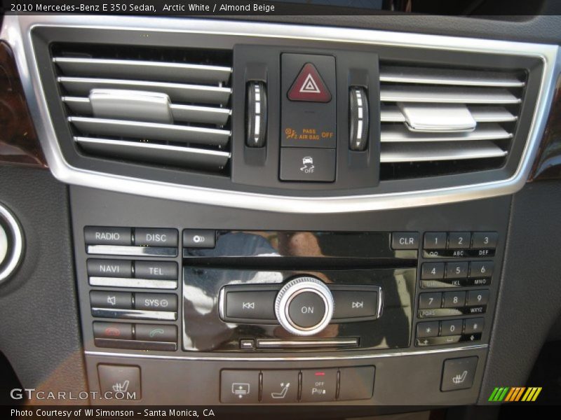 Arctic White / Almond Beige 2010 Mercedes-Benz E 350 Sedan