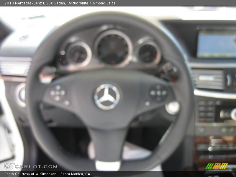 Arctic White / Almond Beige 2010 Mercedes-Benz E 350 Sedan