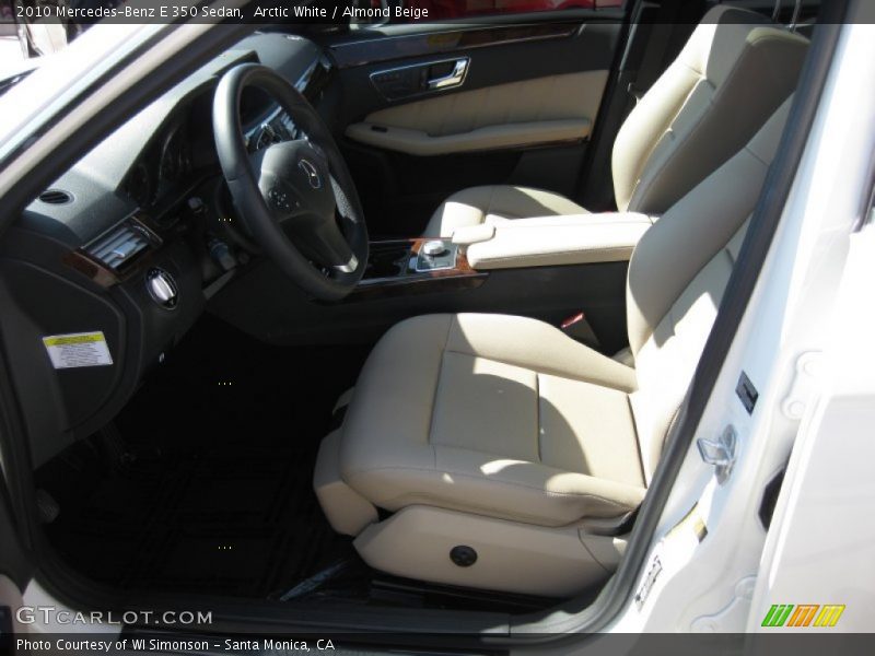 Arctic White / Almond Beige 2010 Mercedes-Benz E 350 Sedan