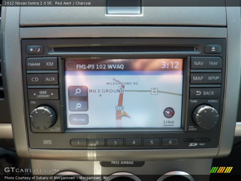 Red Alert / Charcoal 2012 Nissan Sentra 2.0 SR