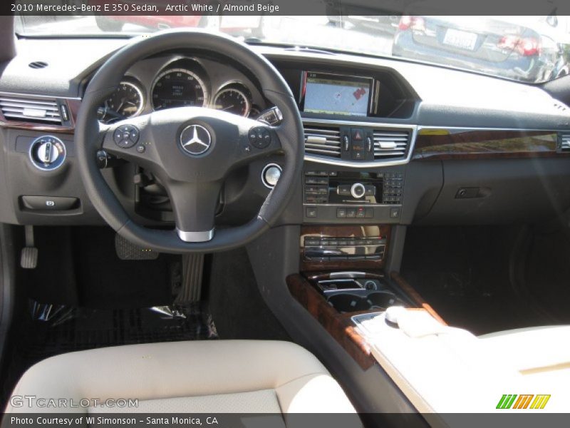 Arctic White / Almond Beige 2010 Mercedes-Benz E 350 Sedan