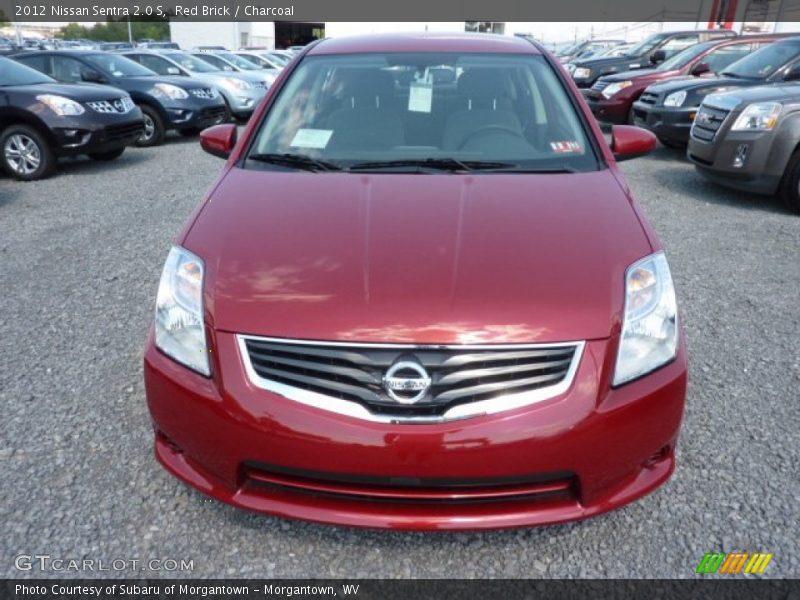 Red Brick / Charcoal 2012 Nissan Sentra 2.0 S