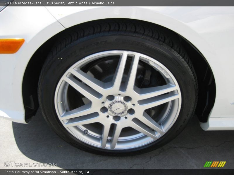 Arctic White / Almond Beige 2010 Mercedes-Benz E 350 Sedan