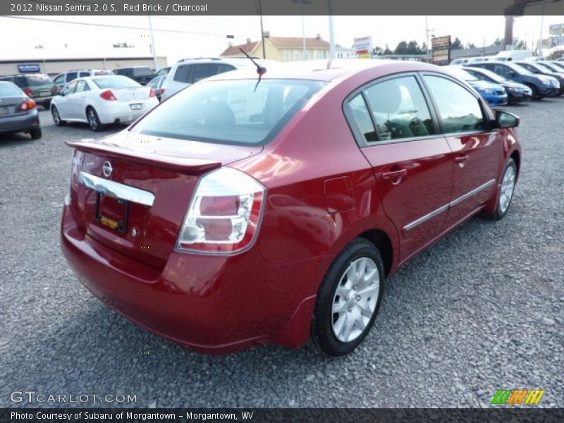 Red Brick / Charcoal 2012 Nissan Sentra 2.0 S