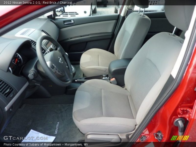 Red Brick / Charcoal 2012 Nissan Sentra 2.0 S