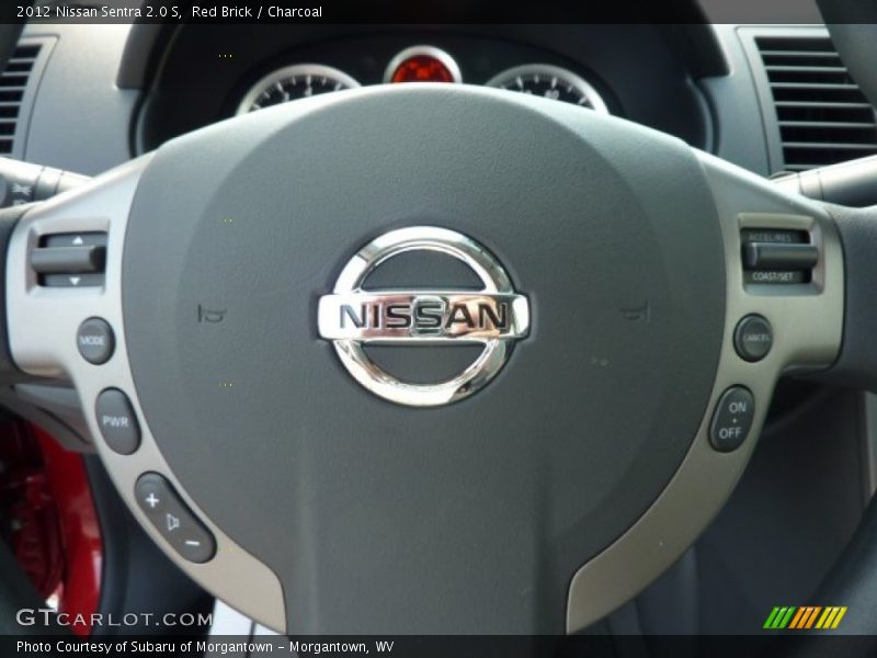 Red Brick / Charcoal 2012 Nissan Sentra 2.0 S