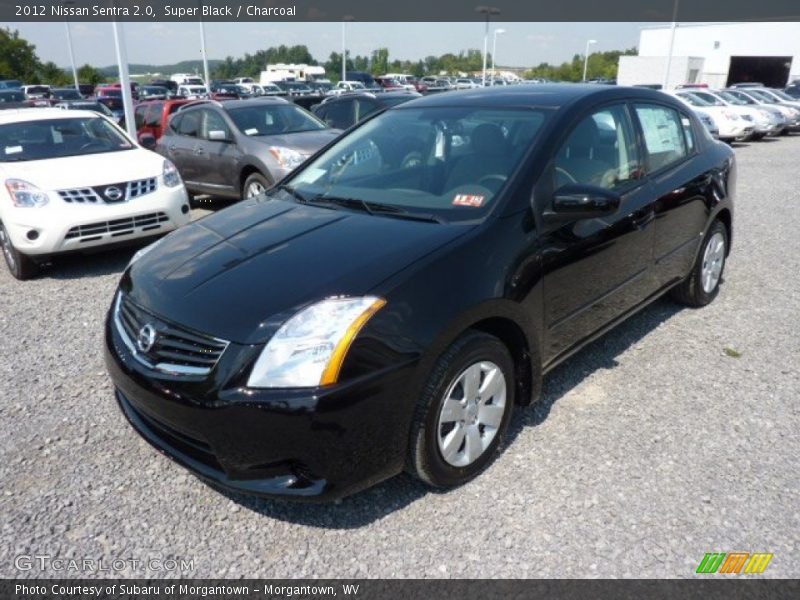 Super Black / Charcoal 2012 Nissan Sentra 2.0