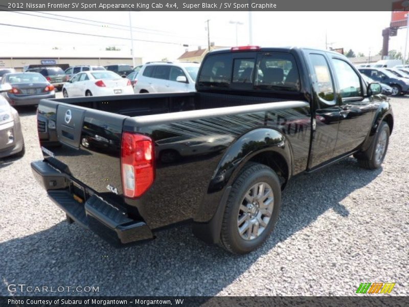 Super Black / SV Sport Graphite 2012 Nissan Frontier SV Sport Appearance King Cab 4x4