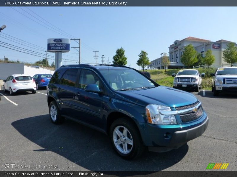 Bermuda Green Metallic / Light Gray 2006 Chevrolet Equinox LT AWD