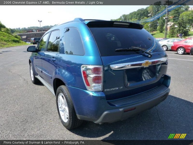 Bermuda Green Metallic / Light Gray 2006 Chevrolet Equinox LT AWD