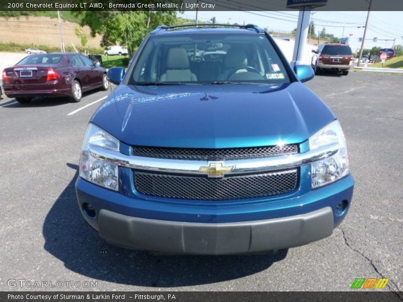 Bermuda Green Metallic / Light Gray 2006 Chevrolet Equinox LT AWD