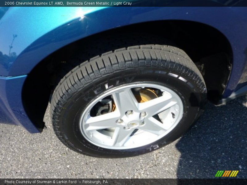 Bermuda Green Metallic / Light Gray 2006 Chevrolet Equinox LT AWD