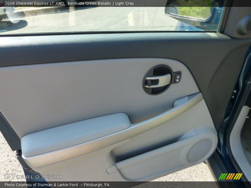 Bermuda Green Metallic / Light Gray 2006 Chevrolet Equinox LT AWD