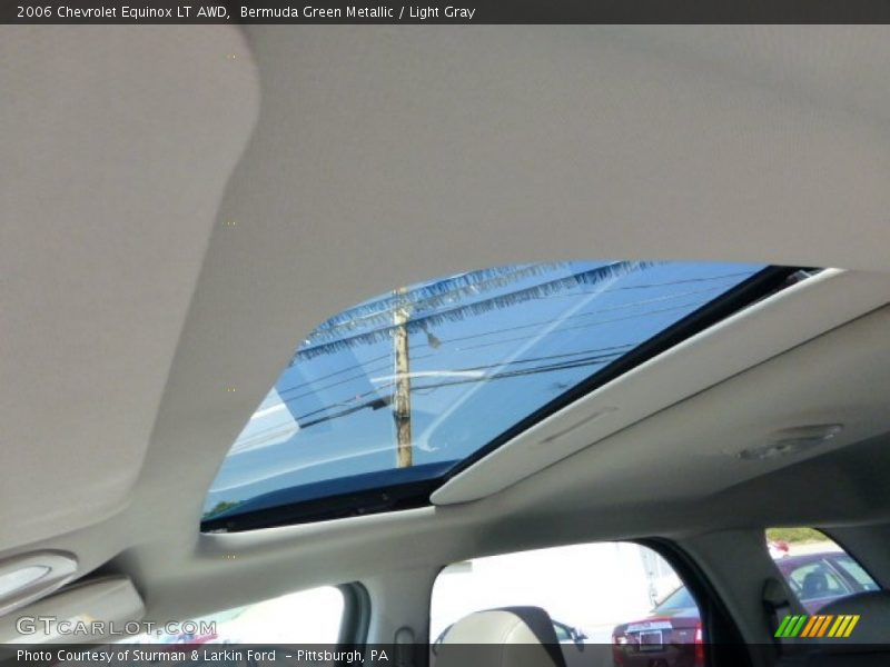 Bermuda Green Metallic / Light Gray 2006 Chevrolet Equinox LT AWD