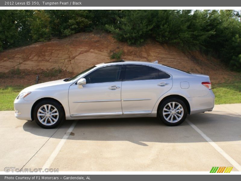 Tungsten Pearl / Black 2012 Lexus ES 350