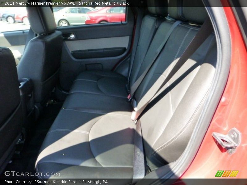 Sangria Red Metallic / Black 2011 Mercury Mariner Premier V6 AWD