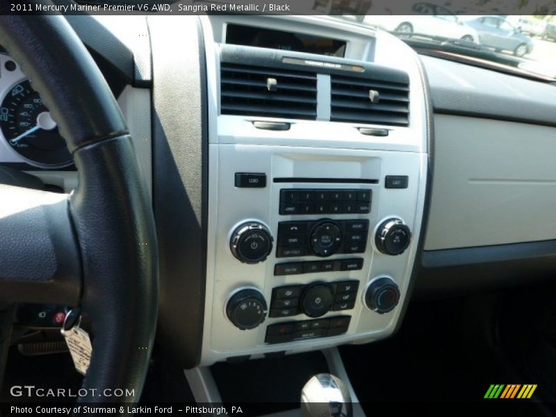 Sangria Red Metallic / Black 2011 Mercury Mariner Premier V6 AWD