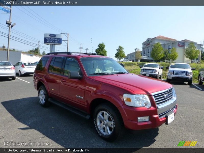 Redfire Metallic / Stone 2007 Ford Explorer XLT