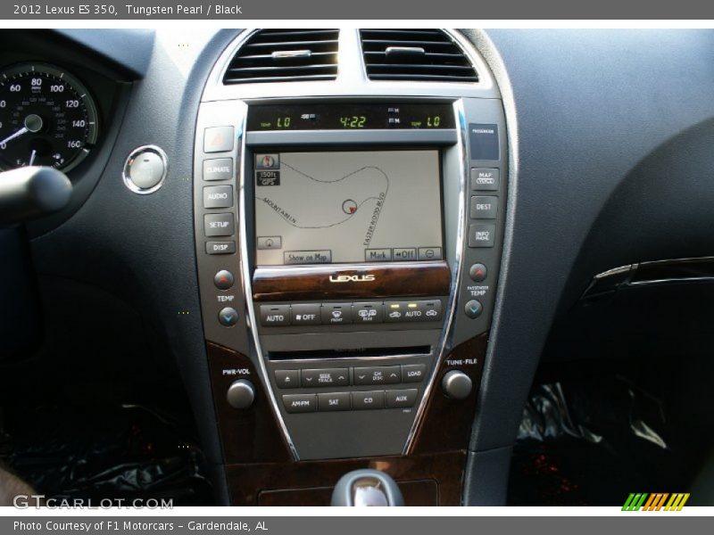 Tungsten Pearl / Black 2012 Lexus ES 350