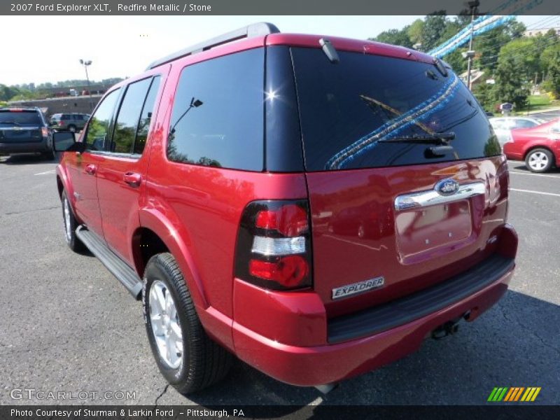 Redfire Metallic / Stone 2007 Ford Explorer XLT